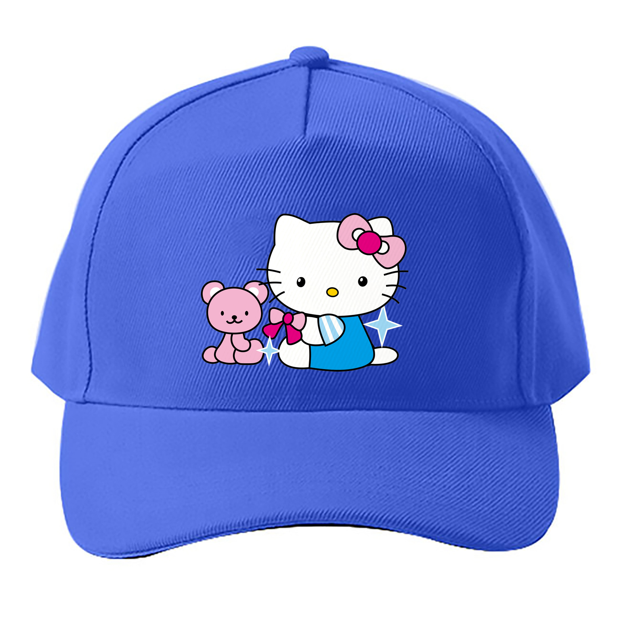 （画像用） Hello Kitty ハローキティ ベースボールキャップ 綿100％ 男女兼用 帽子 スポーツ